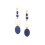 nature bijoux-cobalt-boucles d'oreilles-longues-bijoux totem.