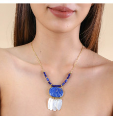 nature bijoux-cobalt-collier-pendentif-bijoux totem.