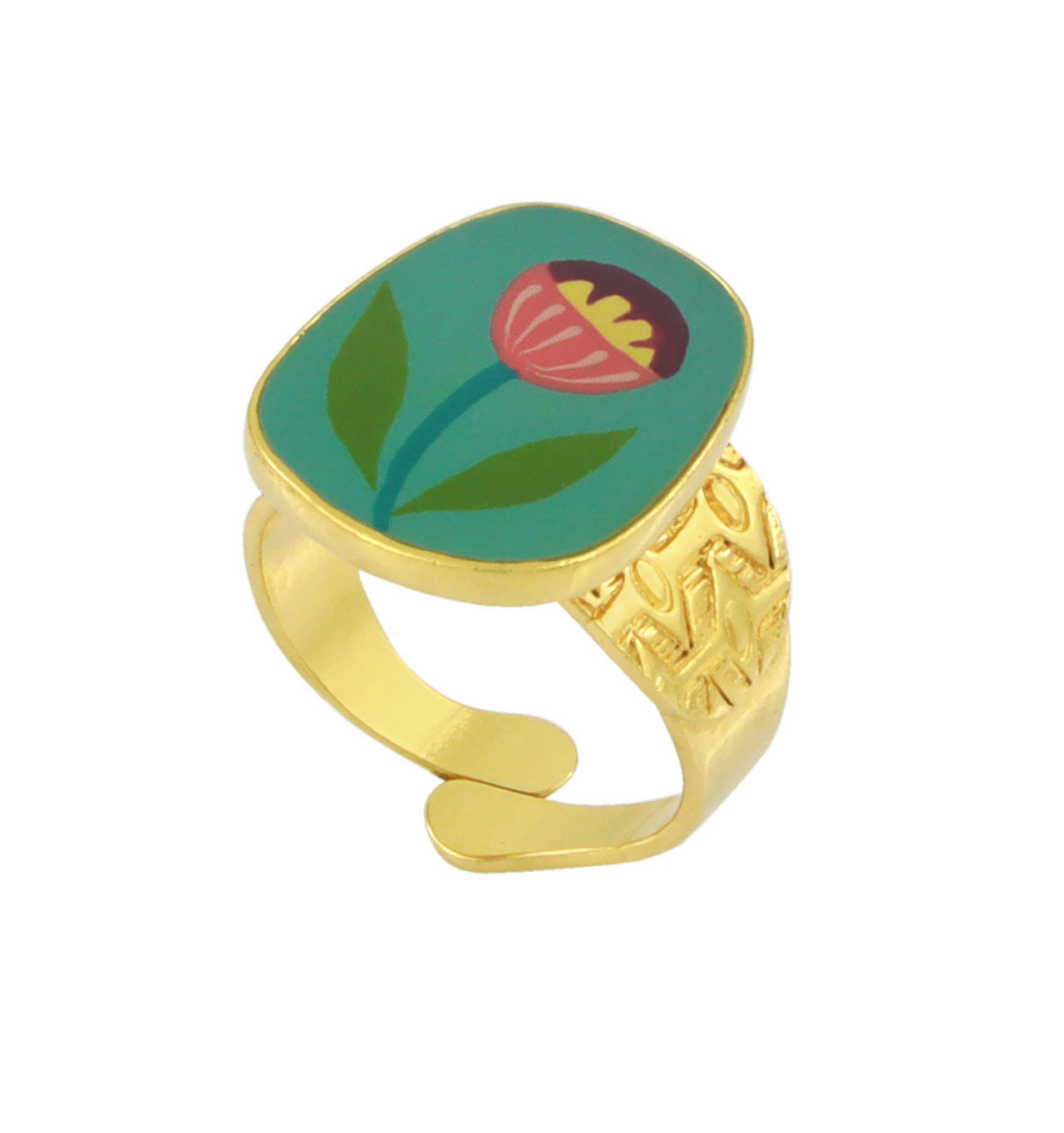 taratata bijoux-jeu de l’oie-bague-réglable-bijoux totem