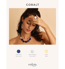 nature bijoux-cobalt-boucles d'oreilles-fantaisies-bijoux totem.