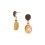 nature bijoux-wabi-boucles d'oreilles-citrine-bijoux totem.