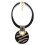 nature bijoux-zebra-collier-plastron-bijoux totem.