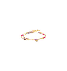 franck herval-estelle-bracelet-ajustable 2 rangs-bijoux totem.