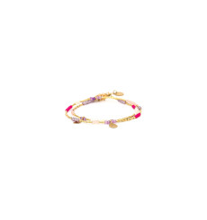 franck herval-estelle-bracelet-ajustable 2 rangs-bijoux totem.