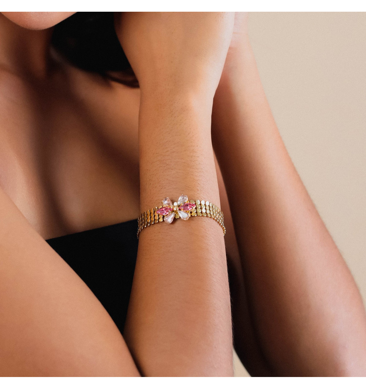 franck herval-irene-bracelet-ajustable large-bijoux totem.