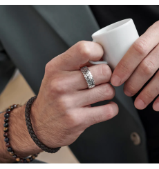 albert m-bague-homme-argent-bijoux totem