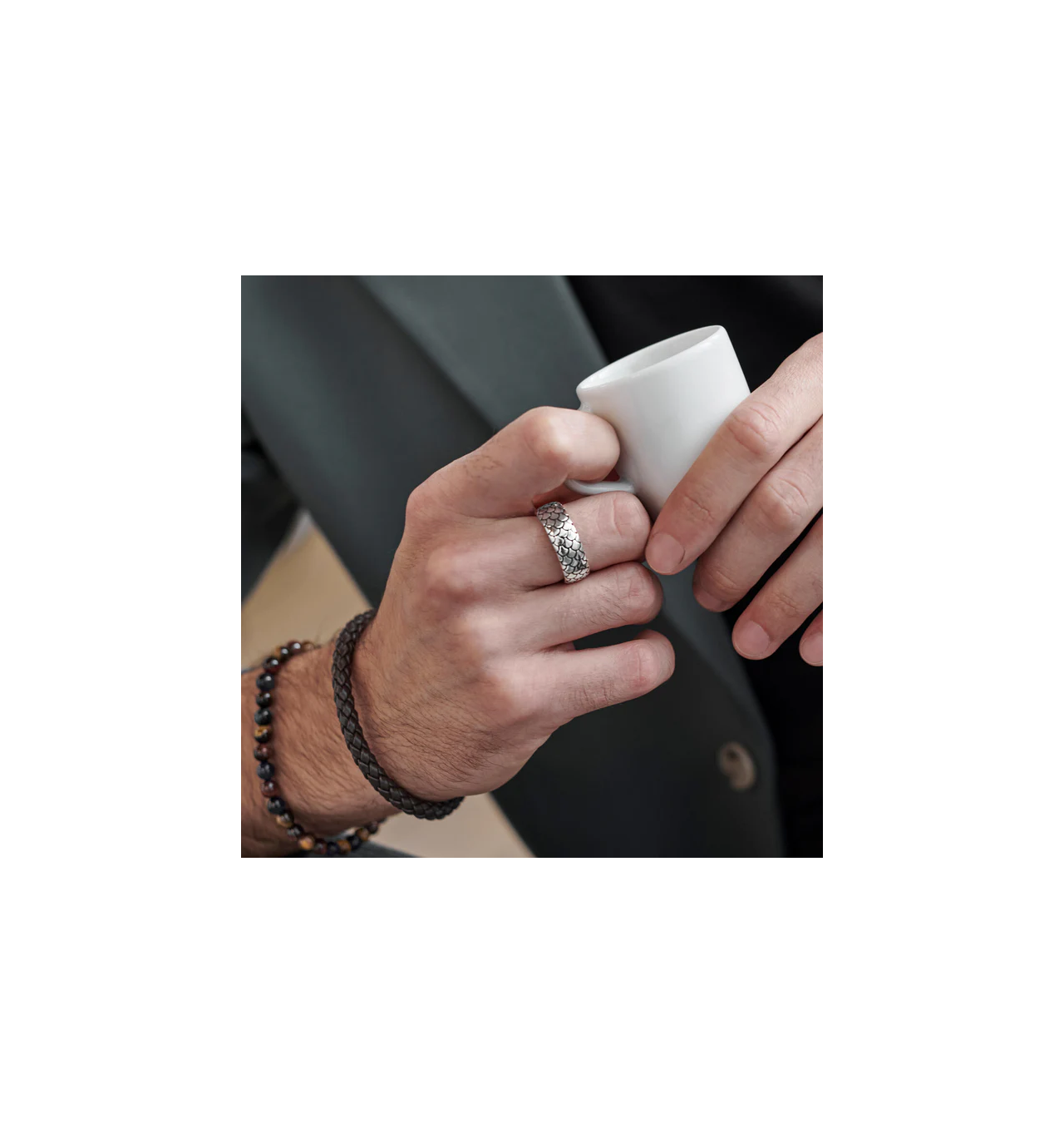 albert m-bague-homme-argent-bijoux totem