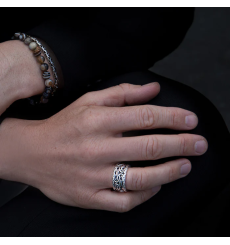 albert m-bague-homme-argent-bijoux totem