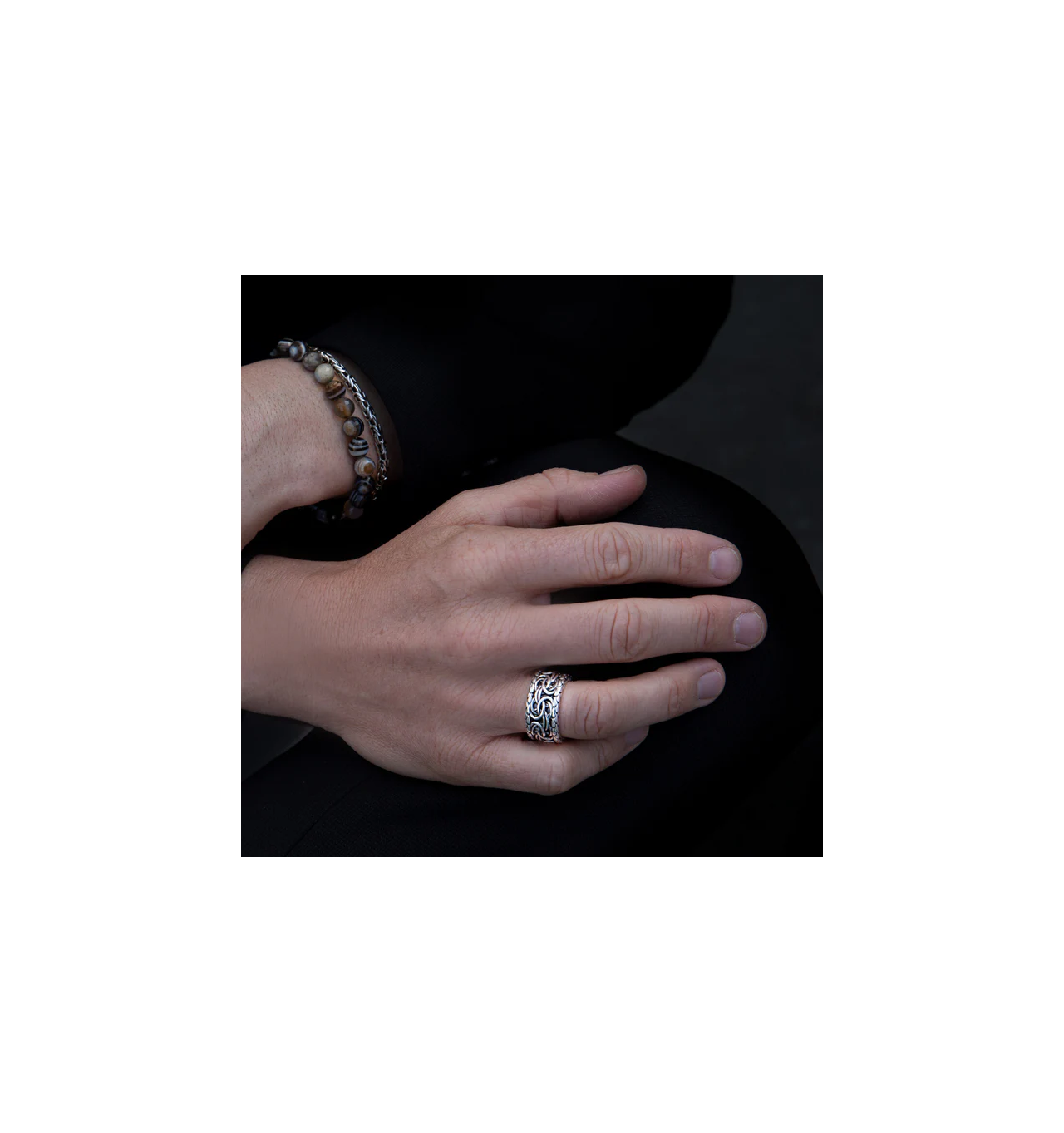 albert m-bague-homme-argent-bijoux totem