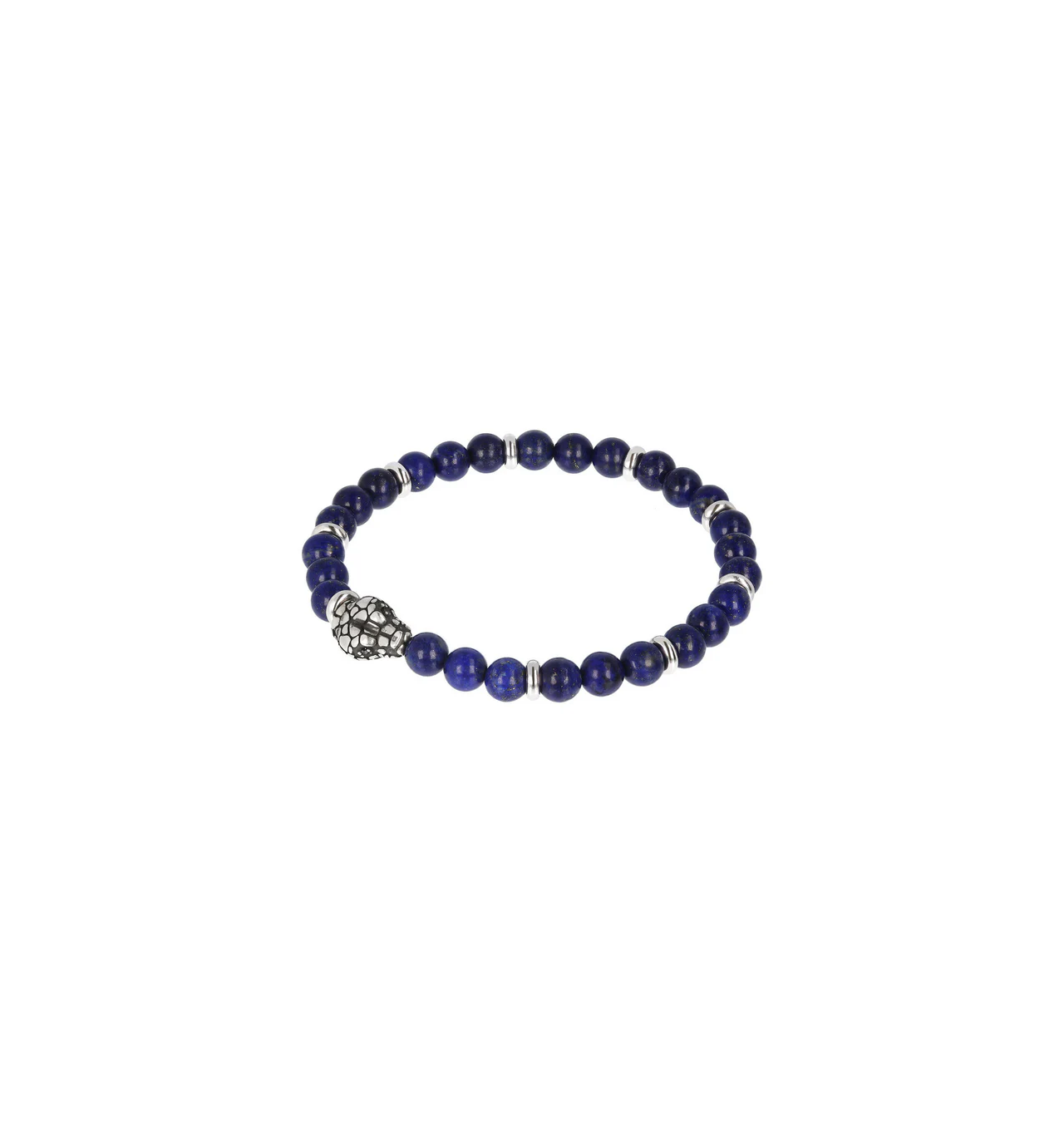 albert m-bijoux-bracelet-élastique-argent-lapis lazuli-bijoux totem