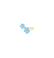 franck herval-neela-bague-ajustable-2 fleurs-bijoux totem.