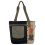 sunsa-sac-cuir-toile-noir-beige-bijoux totem.