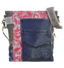 sunsa-sac-cuir-toile-jeans-bandoulière-bijoux totem.