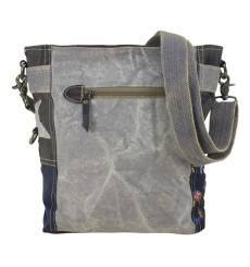 sunsa-sac-cuir-toile-jeans-bandoulière-bijoux totem.