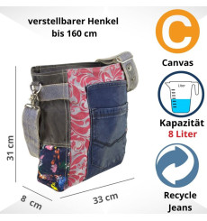 sunsa-sac-cuir-toile-jeans-bandoulière-bijoux totem.