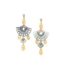 franck herval-talulah-boucles d'oreilles-longues-bijoux totem.