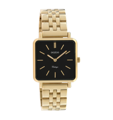 oozoo-montre-femme-acier-carrée-doré-bijoux totem