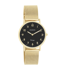 oozoo-montre-femme-acier-ronde-acier-doré-bijoux totem