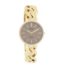 oozoo-montre-femme-acier-rond-doré-bijoux totem