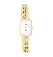 oozoo-montre-femme-acier-rectangle-doré-bijoux totem