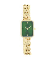 oozoo-montre-femme-acier-rectangle-doré-bijoux totem