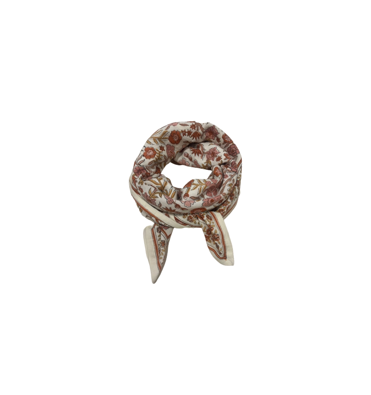 so family-foulard-delhi-brique-coton-bijoux totem.