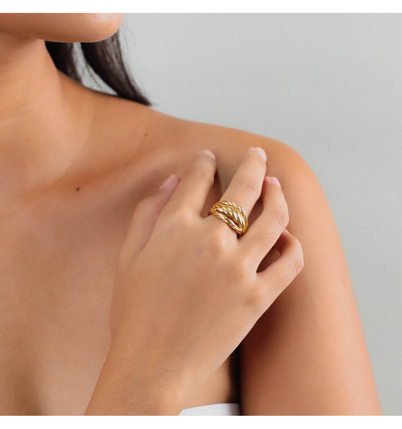 Bague Torsadée Mérida, Marque Ori Tao | Bijoux Totem