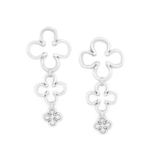 ori tao bijoux-clover-boucles d'oreilles-argentées-bijoux-totem