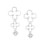 ori tao bijoux-clover-boucles d'oreilles-argentées-bijoux-totem