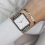 cluse-tetragone-coconut milk-montre-femme-acier-doré-bijoux totem