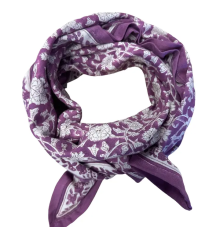 so family-foulard-delhi-lilas-coton-bijoux totem.