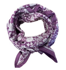 so family-foulard-dheli-lilas-coton-bijoux totem.