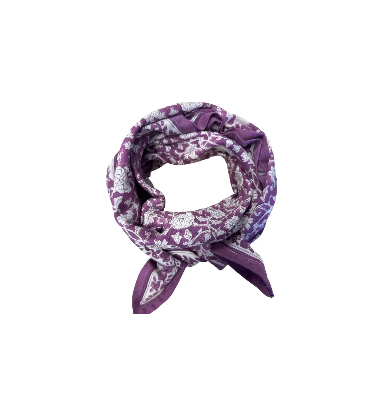 so family-foulard-dheli-lilas-coton-bijoux totem.