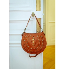 cherry paris-matilda-sac-cuir-camel-bijoux totem.