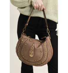 cherry paris-matilda-sac-cuir-taupe-bijoux totem.