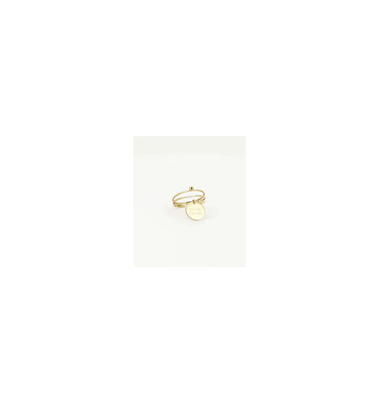 zag-bijoux-good karma-bague-acier-ajustable-doré-bijoux totem.