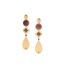 franck herval-romy-boucles d'oreilles-longues-bijoux totem.