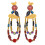 taratata-bijoux-grenat-boucles d'oreilles-fantaisies-bijoux-totem