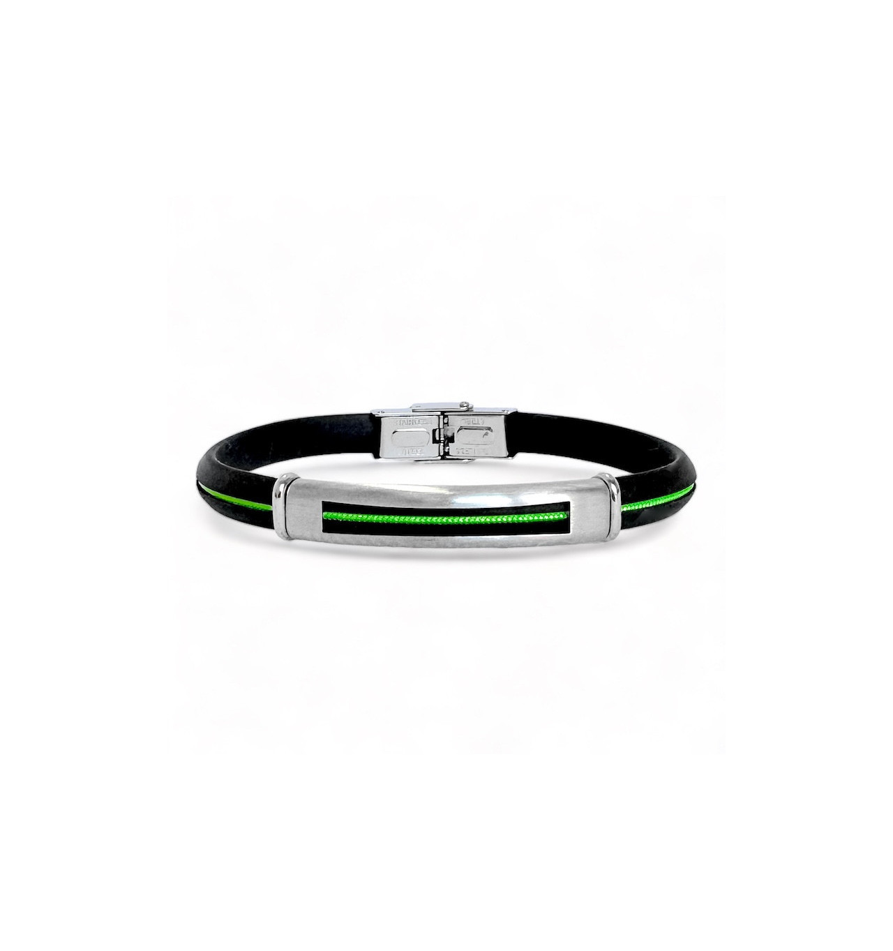 elden-paris-bracelet homme-acier-caoutchouc-cordon-bijoux-totem
