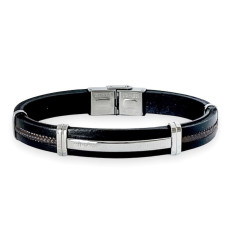 elden-paris-jeff2-bracelet homme-acier-cuir-noir-bijoux totem