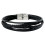 elden-paris-edgar-bracelet homme-acier-cuir-multirangs-bijoux totem