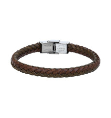 elden-paris-achille-bracelet homme-acier-cuir-bicolore-bijoux-totem