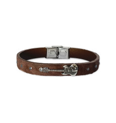 elden-paris-nina-bracelet homme-acier-cuir-bijoux-totem