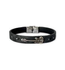 elden-paris-nina-bracelet homme-acier-cuir-bijoux-totem