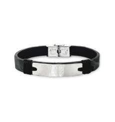 elden-paris-zakk-bracelet homme-acier-cuir-noir-bijoux-totem