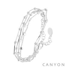 canyon france-bracelet-argent-ajustable-double-tours-bijoux-totem