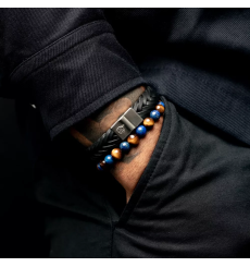 rebel-and-mix tiger lapis-bracelet-extensible-homme-bijoux-totem.