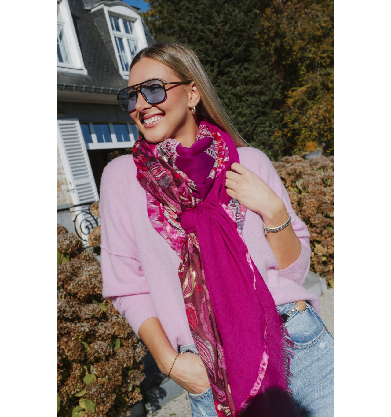 shanna-diana-foulard-fuchsia-rose-bijoux-totem