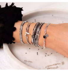 doriane-bijoux-moorea-bracelet-argent-double tours-noir-bijoux-totem.