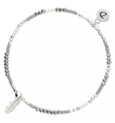 doriane-bijoux-bracelet-élastique-argent-gris-plume-merida-bijoux-totem.